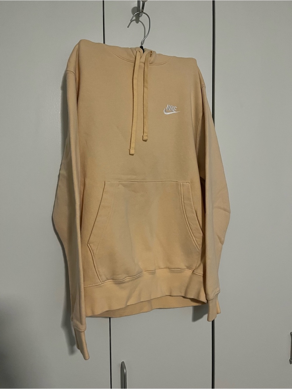 Nike Men's Peach Tan Pullover Hoodie